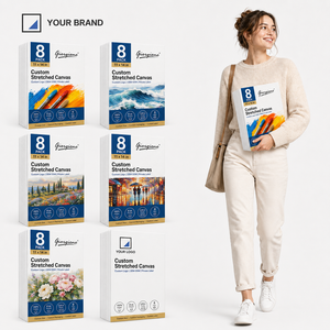 Lienzos Estirados Giorgione <span class=keywords><strong>de</strong></span> 11x14 Pulgadas, Paquete <span class=keywords><strong>de</strong></span> 8, para Pintura, Venta al Por Mayor, Listos para Enviar, Servicio Personalizado Disponible - Product Image 6