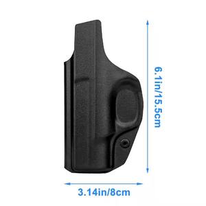 ซองปืน <span class=keywords><strong>Kydex</strong></span> แบบปลดเร็ว ดีไซน์ใหม่ ขายส่ง อุปกรณ์เสริมซองปืนพก โพลีเมอร์สีดำ - Product Image 2