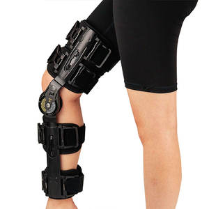Rodillera con bisagras para mujer, inmovilizador de Terapia Física ajustable, ortesis de rodilla para aliviar el dolor, estabilizadores para caminar - Product Image 3