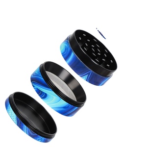 Molino Manual Redondo de Aleación de Aluminio Vintage de Alta Calidad, 4 Piezas, Varios Colores Personalizados, Venta al Por Mayor - Product Image 3