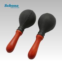 Large 26cm Wood & Plastic Maracas Orff Percussion Hand Shaker for KTV Bar Party Atmosphere Band Accompaniment