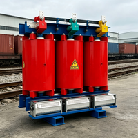 Transformateur triphasé sec 50Hz 60Hz 35kV 10kV 0.4kV SCB14 en résine moulée, refroidissement AF, isolation classe F/H, haute efficacité