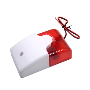 Mini sirène <span class=keywords><strong>de</strong></span> sécurité 12V filaire, sirène stroboscopique, lumière LED rouge clignotante <span class=keywords><strong>et</strong></span> son, sirène d'alarme <span class=keywords><strong>de</strong></span> sécurité avec lumière stroboscopique - Product Image 2