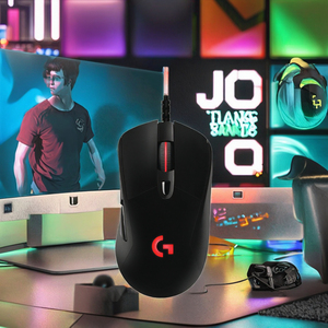 For G403 Hero 25K RGB Lightsync Gaming Mouse (Right) Lightweight 87G + 10G Optional Braided <b>Cable</b> 25600 DPI Rubber Side Grip - Product Image 4