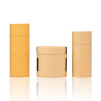 Solution d'emballage personnalisée, conception fonctionnelle, petite boîte d'emballage en papier ronde pour flacon cosmétique