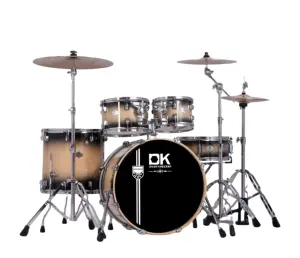DK-instrumento musical hecho en china, tambor de madera de abedul lacado profesional