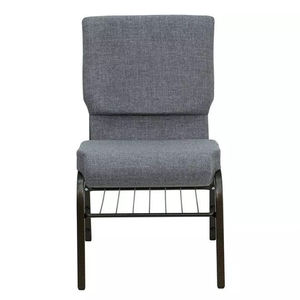 Silla de Iglesia de Metal de nuevo diseño, sillas de Iglesia apilables a la venta, exportación, apilamiento de EE. UU., se puede conectar a la estantería de Metal - Product Image 1