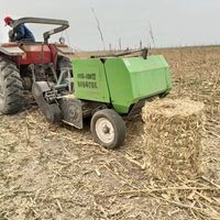 2025 Mini presse à foin ronde de haute qualité nouvelle idée de produit avec des composants de base à faible investissement, y compris un moteur à moteur à vendre