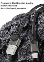 Cable de Carga Rápida USB C a Tipo C PD3.1 60W/240W, Cable USB-A de Supercarga de 100W, Cable de Datos de 1m 2m para Teléfono Móvil y Portátil