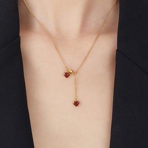 Collares con Colgante de Corazón Modernos 2026, Joyería Minimalista Hipoalergénica de Acero Inoxidable 316L con Baño de Oro PVD de 18k para Mujer - Product Image 2