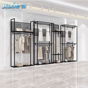 Espositori per Negozi di <span class=keywords><strong>Abbigliamento</strong></span> in Stile Moderno, Scaffali in Acciaio per Negozi di <span class=keywords><strong>Abbigliamento</strong></span> Femminile - Product Image 3