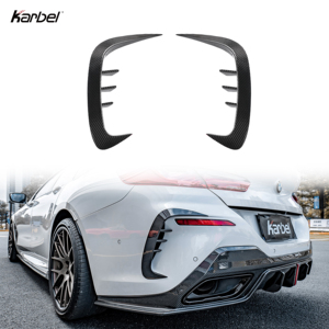 Ailerons Karbel Canard style <span class=keywords><strong>KB</strong></span> en fibre de carbone sèche, pare-chocs arrière, canard, couteau à vent pour BMW Série 8 G16 2019- - Product Image 1