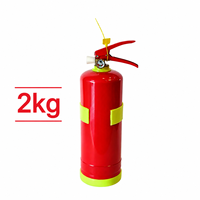 Extincteur à poudre chimique sèche ABC de 2 kg, équipement de lutte contre l'incendie portable, fourni par l'usine