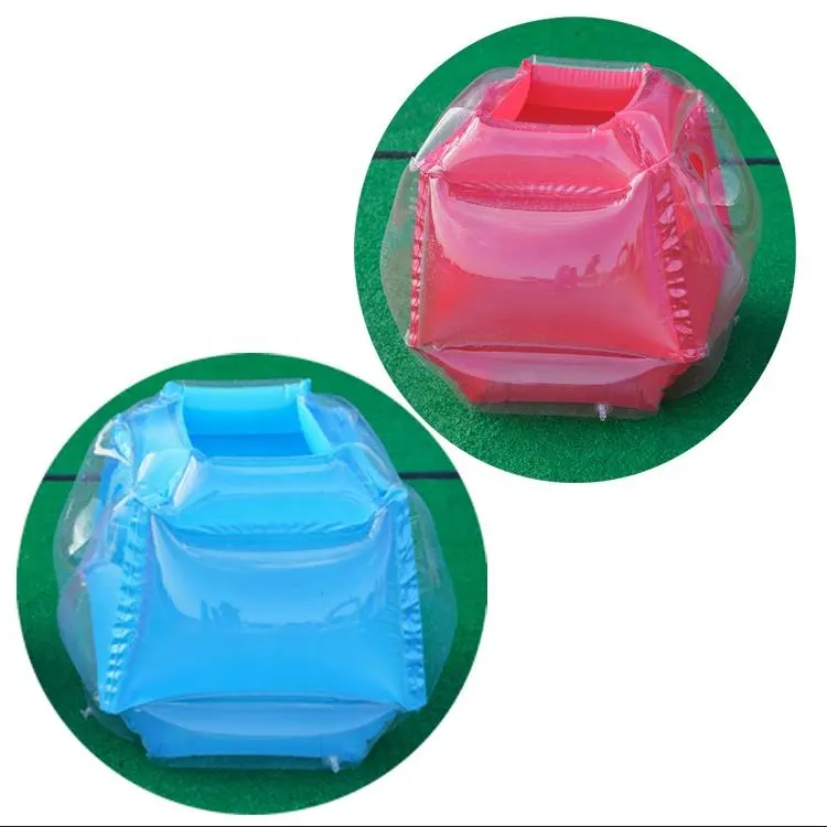 Venta caliente parachoques bola Sumo juego cuerpo Zorb bola equipo al aire libre alivio del estrés juego inflable cuerpo cojín bola para niños