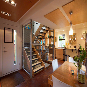 Casa Container Modulare di Lusso da 20 e 40 Piedi, Prefabbricata in Acciaio Smontabile, Tiny Home con Design di Facciata per Israele (Foto) - Product Image 3