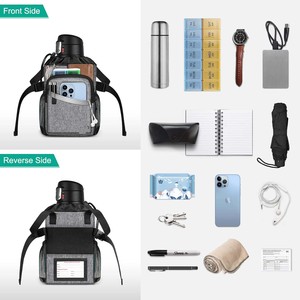 Free sample promotionCrutch Bag Walking Canes Water-Resistant Crutch Storage Organizer <b>Pouch</b> Tote Bag with <b>Drink</b> Holder OEM - Product Image 2