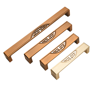 Mid-Century Style Antique Brass Furniture Pull Handles Sold in Pairs for Cabinet <strong>Door</strong> Wardrobe Kitchen Cupboard &amp; Drawer - Product Image 1