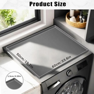Extra <b>Large</b> Durable Washable Heat Resistant Home and Kitchen Silicone Cover for Washing Machine Silicone <b>Mat</b> for Countertop - Product Image 3