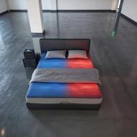 Surmatelas chauffant et rafraîchissant à circulation d'eau toutes saisons, contrôle intelligent de la température à deux zones, sans rayonnement électromagnétique