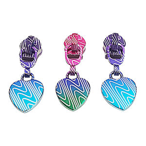 Custom New Rainbow Metal Zipper Puller with Custom Zip Sliders for Purse Ends Head Zipper Slider - Product Image 4