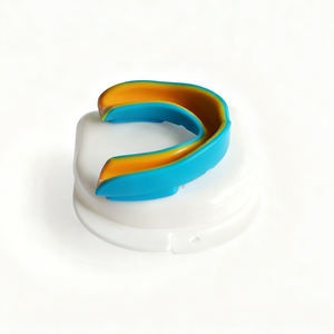 واقي فم رياضي مريح بتصميم طبقتين، واقي أسنان ممتص للصدمات للملاكمة والفنون القتالية المختلطة والفنون القتالية - Product Image 4