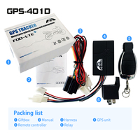 Rastreador GPS 4G para vehículos Coban 4G GPS401 con sirena, alarma para coche, aplicación gratuita, Bluetooth, apagado remoto del motor, detención de vehículo/motocicleta.