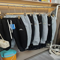 Pantalons pour enfants en coton/polyester de haute qualité Serg, vêtements décontractés pour garçons et filles, surplus de stock Shanghai Tzk10