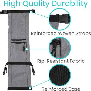 Muestra gratis Venta caliente Taiwán Perla recubierta muleta bolsa impermeable segura bolsa colorida ligera bolsa de almacenamiento muletas rotas - Product Image 2