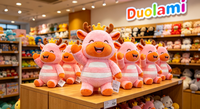 Peluche Monstre Couronné Personnalisée, Jouet en Peluche Doux, Poupée de Dessin Animé pour Décoration d'Intérieur, Cadeau pour Enfants, Peluche Monstre Couronné
