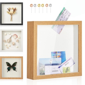 Custom Pattern Travel Airline <b>Ticket</b> Storage <b>Box</b>, 8x8 12x12 Shadow <b>Box</b> Frame, Money <b>Box</b> & Memory <b>Box</b> for Keepsakes - Product Image 1