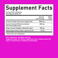 Capsules de Curcuma et Curcumine Directes d'Usine avec Supplément de Poudre de Curcuma pour Soutenir Naturellement le Confort et la Mobilité des Articulations
