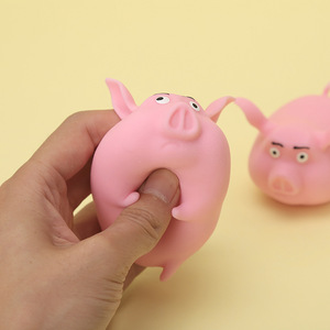 Jouet Squishy Cochon Rose En Colère à Presser Anti-Stress, Jouet Sensoriel Amusant pour Enfants, Cadeau de Décompression et de Farce - Product Image 3