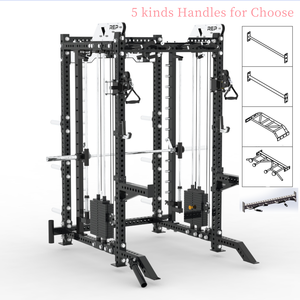 Lg08 nửa Rack + cáp ròng rọc + Smith Máy đa chức năng huấn luyện viên giá nhà máy tùy chỉnh OEM - Product Image 2