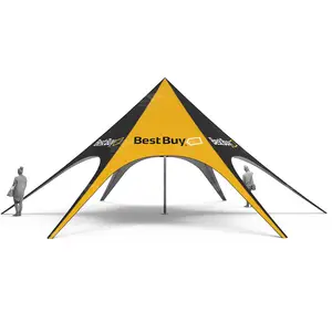 Tenda a Cupola a Forma di Stella di Alta Qualità con Stampa Personalizzata per Feste all'Aperto, Fiere ed Eventi - Product Image 1