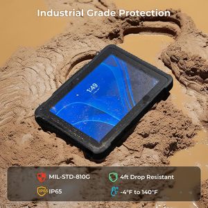 Tableta Robusta con <span class=keywords><strong>Windows</strong></span> de 10.1 Pulgadas, <span class=keywords><strong>Windows</strong></span> <span class=keywords><strong>11</strong></span> Pro, 8 GB + 128 GB, Intel N5100, Legible Bajo la Luz Solar, 4G LTE GPS, Resistente para Uso Industrial en Exteriores - Product Image 3