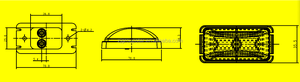 Luces de Posición Laterales para Camioneta Refrigerada, Caja Seca, 10-30V, Aprobación SAE DOT ADR - Product Image 6
