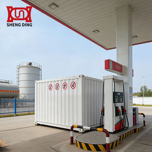 Station de carburant mobile montée sur châssis de conteneur de 40 pieds, station de carburant mobile pour <span class=keywords><strong>essence</strong></span>, station-service mobile - Product Image 1