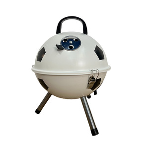 Griglia a Carbone Portatile a Forma di Pallone da Calcio, <span class=keywords><strong>Barbecue</strong></span> Tematico con Rivestimento in Ceramica, Antiruggine Multifunzionale per <span class=keywords><strong>Barbecue</strong></span> all'Aperto - Product Image 5