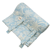 Logo personnalisé imprimé sangle portable serviettes de plage de bain séchage rapide coton éponge avec bande élastique sans sable Jacquard pour le voyage