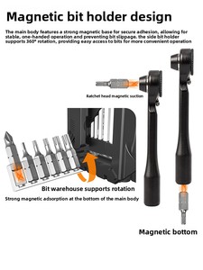 <span class=keywords><strong>Llave</strong></span> de Trinquete Portátil TS-RW-04, Kit de Herramientas para Reparación de Bicicletas, Reparación de Neumáticos Hexagonales, Multifunción - Product Image 3