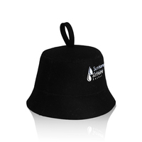 Póngase un gorro de sauna de lana pura tan oscuro como la medianoche y deje que el calor rebunezca como si nunca hubiera sido posible.