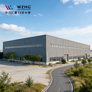 Entrepôt spacieux en structure acier préfabriquée, poutres en acier solides en forme de H, grande capacité, atelier industriel en métal - Product Image 1