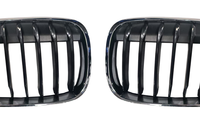 Grille de calandre noire en maille plaquée F48/F49X1 Gauche/Droite pour BMW Série X1