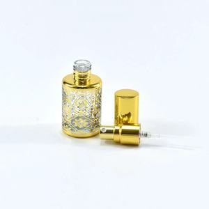 ภาชนะบรรจุน้ำหอมทำจากแก้วสีทองขนาด10มล. แบบพกพาได้หรูหราออกแบบได้เอง - Product Image 1