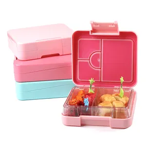 Onding — boîte à déjeuner intelligente en plastique pour les enfants, de haute qualité alimentaire, boîte à bento de petite taille, durable