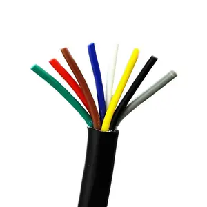 Cable de cobre de alta flexibilidad de PVC de varios núcleos Cable eléctrico de protección resistente al calor UL2570