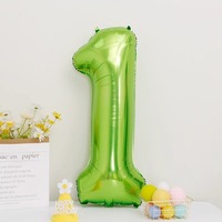 Ballons géants en aluminium multicolores Youlun de 40 pouces pour les anniversaires d'enfants