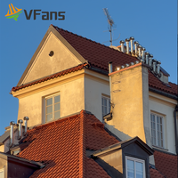 Ventilateur de toit VFans 600 mm en acier inoxydable 304, sans électricité, léger, résistant aux intempéries, ventilateur à hélice pour toit de maison