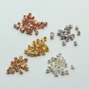 High-quality 14k gold-plated <b>copper</b> cut-shape jewelry beads, DIY 18k beads, suitable for necklaces and <b>bracelets</b>, gold-plated be - Product Image 2