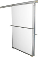 Chambre froide industrielle électrique/manuelle à double porte coulissante en acier inoxydable isolé avec garantie d'un an